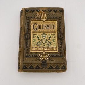 Antique The Poetical Works of Goldsmith, Smollett, Johnson and Shenstone 1880s